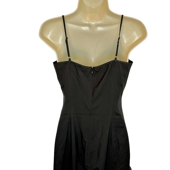 Sau Lee Black Maxi Slip Dress NWOT - Size 2 - Picture 5 of 8
